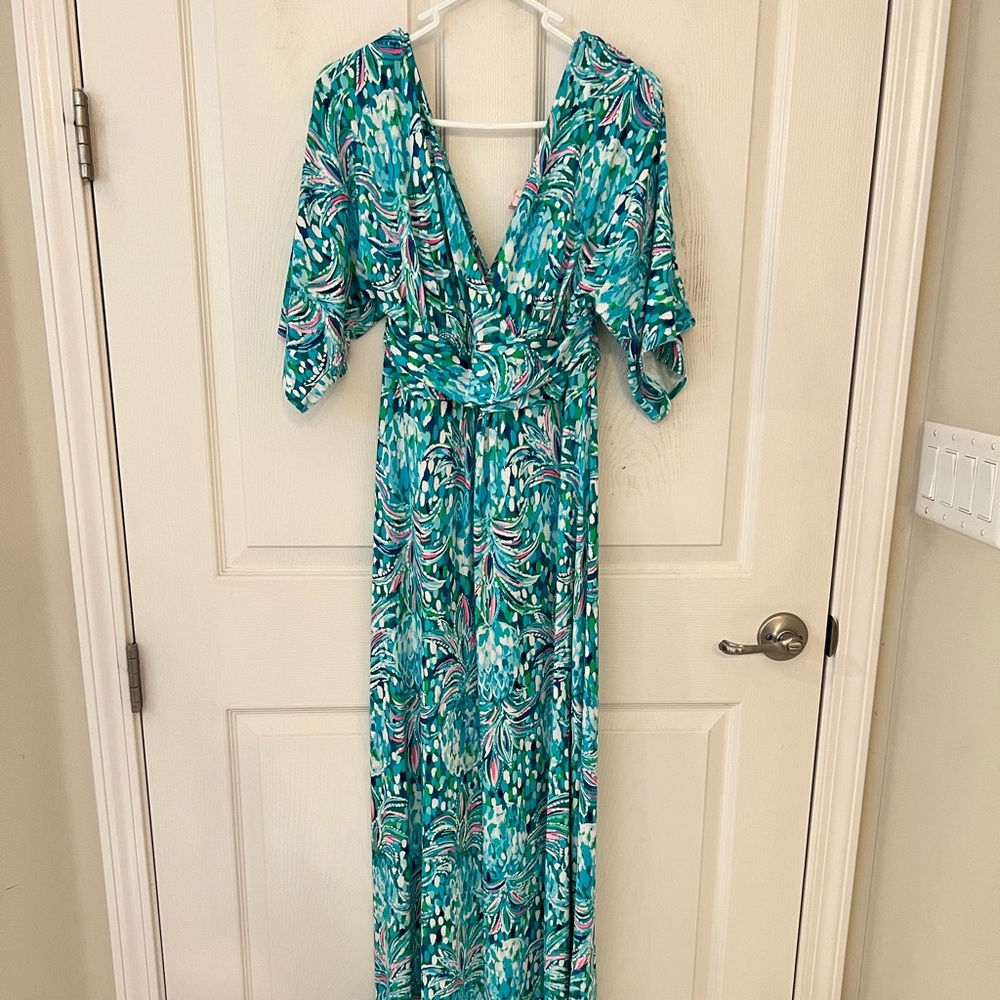 NWT Lilly Pulitzer Maxi dress Emerald Isle